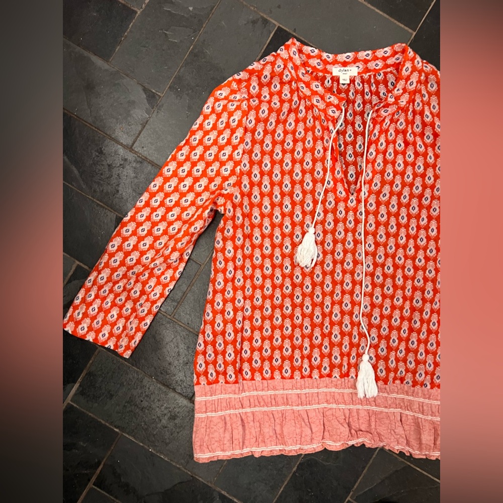 New without tags Dylan Sundance boho peasant top size small - Picture 2 of 3